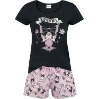 Hello Kitty Pyjama Anime de - & Ses Amis - Kuromi - Boule de Cristal - S - 3XL - pour Femme - multicolore - Taille L