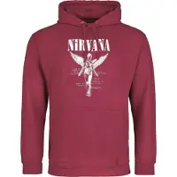 Nirvana Sweat-shirt à capuche de - In Utero - S - XXL - pour Homme - rouge foncé - Taille L