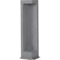 Lyora Lampe de jardin design Grante gris béton