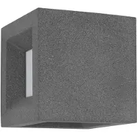 Lyora Applique murale carrée Castro noir