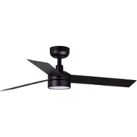 Faro Cruiser Ventilateur de Plafond Black | S (Ø106cm) | LED