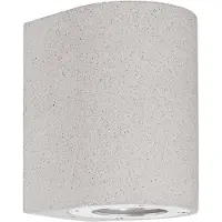 Nova Luce Spot mural Lido blanc 12cm