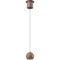 Artdelight Ampoule de suspension Miami bronze Ø 10cm