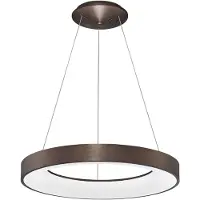 Lyora Suspension Rando Thin marron café Ø 60cm