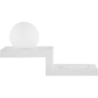 Lyora Lampe de chevet Room blanc avec chargeur sans fil