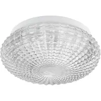 Lyora Plafonnier Clam verre transparent