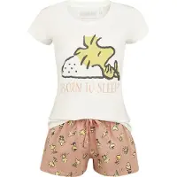 Snoopy Pyjama de - Woodstock - Born To Sleep - S - 3XL - pour Femme - multicolore - Taille S