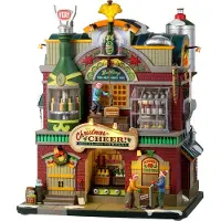 Lemax Christmas Cheer Bottling Company avec adaptateur