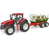 BRUDER ROADMAX tracteur+remorque à bois 03453