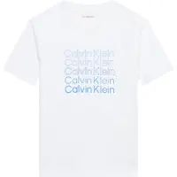 Calvin Klein Jeans T-shirt à Manches Courtes Stacked Logo