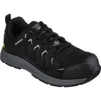 SKECHERS Chaussures de travail MALAD II Hommes 200127EC BLK Noir, Taille:43 EU