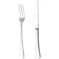 Esmeyer 12 pcs. couverts à steak/pizza Sylvia, inox. 18/10, poli, dans une boîte cadeau avec fenêtre, 156-256
