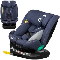 Lionelo Siège-auto Bastiaan One i-Size, de la naissance à 12 ans, de 0 kg à 36 kg, Dri-Seat, 360 degrés - Blue Navy