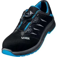 Uvex chaussures basses 2 tendance S1P bleu, noir largeur 11 Gr. 45