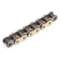 Afam Chaîne à rouleaux AFAM A428MX-G/132C Chaîne ouverte avec serrure à clipser
