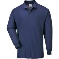 Portwest B212 Polo Genoa Langarm Navy Gr. XXL