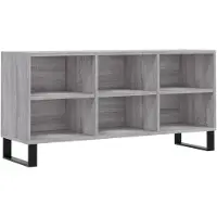 vidaXL Armoire TV Gris Sonoma 103,5x30x50 cm Bois composite