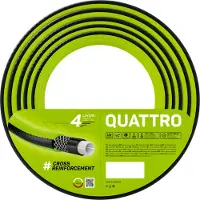 Cellfast tuyau d'arrosage 1'' 10m 4 couches croisées tressées Quattro