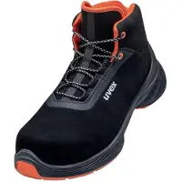 Uvex bottes 1 G2 S2 noir, rouge largeur 12 taille 42