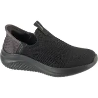 SKECHERS Slip-Ins Ultra Flex 3.0 - Smooth Step 403844L-BBK, Baskets, pour filles, Noir