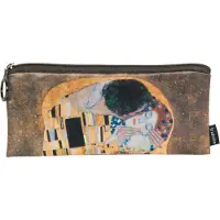 Fridolin Porte-plume 19x9x1,5 cm Gustav Klimt Le baiser œuvre d'art