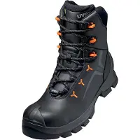 Uvex bottes 2 MACSOLE S3 noir, orange largeur 12 taille 43