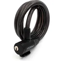 Edge Antivol vélo câble spiralé Wired 100 - ø10*1500 - noir