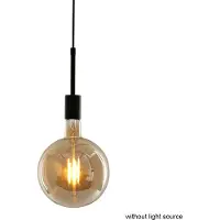 Mexlite - suspension - Minimalics - noir - métal - Ø 10cm - E27 - 2701ZW