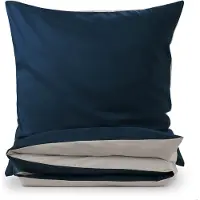 Blumtal Premium linge de lit d'été extra-doux réversible & taie d'oreiller - Housses de couette en microfibre, 2 pièces