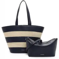 Suri Frey sac à épaule SFY Bailey Shopper Blue bleu marine beige
