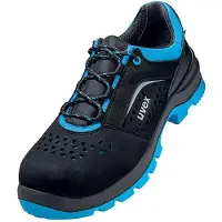 Uvex chaussures basses 2 xenova S1 noir, bleu largeur 11 Gr. 45