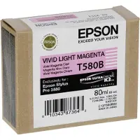 Epson T580B (C13T580B00) Cartouche d'encre Magenta clair