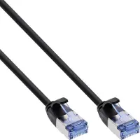 InLine 71905S Câble patch slim, U/FTP, Cat.6A, noir, 5m