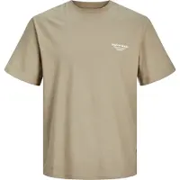 Jack & Jones Sequoia Graphic Back T-shirt manches courtes Beige S Homme Beige S