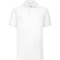 Fruit Of The Loom 65/35 Herren Piqué Polo-Shirt, Kurzarm BC388 (4XL) (Weiß)
