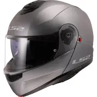 LS2 Helmets LS2 FF908 Strobe II Solid flip-up helmet, titanium matt, 3XL (65/66)