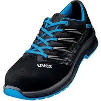 Uvex 69398, Hommes, Adultes, Bottes de sécurité, Noir, Bleu, ESD, FO, S2, Toutes saisons