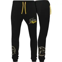 Hotspot titanium Jogpant Fishing Mania, M, noir-jaune, pantalon de jogging, 010500402