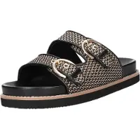 Rieker Mule 'Pantolette Damen V9584 00 Kunststoff (Synthetik) in schwarz' noir