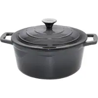 Elo Cocotte 26 cm en fonte émaillée gris classique 4.5 L