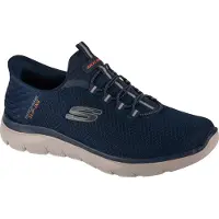 SKECHERS Slip-Ins: Summits - Wide Fit Sportief - Blauw - Maat 41