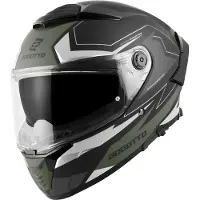 Bogotto FF118 Vilial casque, noir mat/vert, XL