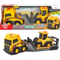 Dickie Toys Jouet voiture Volvo Truck Team avec chargeur à roues