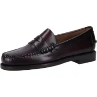 Sebago pour homme. 7000300 Classic Dan Leather Loafers burgundy brown (40), Cuir, Plat, 1 à 3 cm, Aucun, Casuel, Fête, Classique, Bordeaux