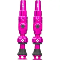 Muc Off Valves pour Tubeless, Big Bore Lite - rose - 35 mm