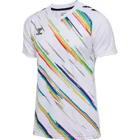 Hummel T-Shirt fonctionnel 'Match Triumph' indigo / jaune clair / noir / blanc