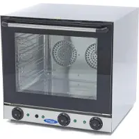 Maxima - Four à convection Gastro - Gril et vapeur - Convient pour 4 plateaux - Minuteur intégré