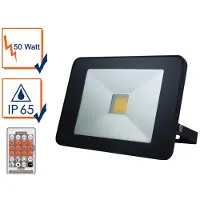 Perel Projecteur Led Design Avec Detecteur De Mouvement - 50 W, Blanc Neutre