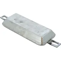VETUS Aluminium Hull Rectangular Hull Anode Argenté 4.50 kg