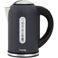 H.Koenig Bouilloire Électrique Hkoenig BOE52 2200W Noir Acier Inoxydable - 1,7L